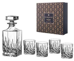 Diamante whisky set Dorchester 1+4