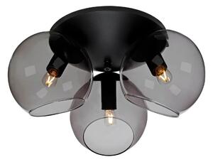 Cottex P2423SVG - stropné svietidlo CAPELLA 3xE14/40W/230V, priemer 37 cm, dymové/čierne