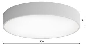 LED Stropné svietidlo CLEO LED/69W/230V 4000K pr. 50 cm šedá