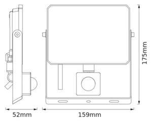 Osram - LED reflektor so senzorom FLOODLIGHT LED/30W/230V 4000K IP65