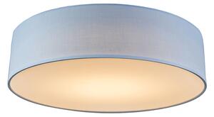 Stropná lampa modrá 40 cm vrátane LED - Drum LED