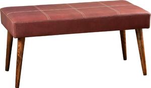 Taburet VITO 46x92 cm červený