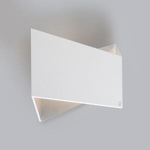 Dizajnové nástenné svietidlo biele - skladacie