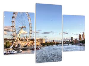 Londýnske oko (London eye) - obraz do bytu (Obraz 90x60cm)