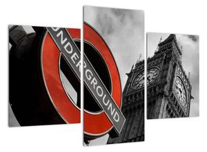 Londýnske metro - obraz (Obraz 90x60cm)