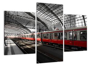 Obraz vlakovej stanice (Obraz 90x60cm)