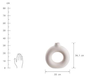 LOOP Váza 34 cm - béžová