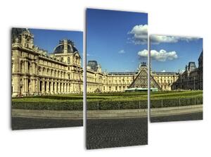 Múzeum Louvre - obraz (Obraz 90x60cm)