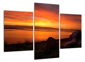 Západ slnka na mori - obraz (Obraz 90x60cm)