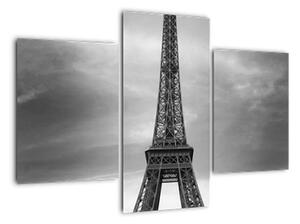 Trabant u Eiffelovej veže - obraz na stenu (Obraz 90x60cm)