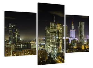 Obraz nočného mesta (Obraz 90x60cm)