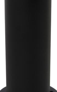 Stojanové vonkajšie svietidlo čierne s čírou guľou 50 cm IP44 - Sfera