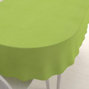 Biante Teflónový oválny obrus TF-003 Hráškovo zelený 50x100 cm