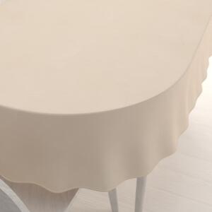 Biante Teflónový oválny obrus TF-002 Svetlo béžový 50x100 cm