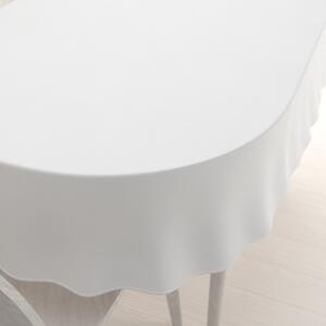 Biante Teflónový oválny obrus TF-004 Biely 50x100 cm
