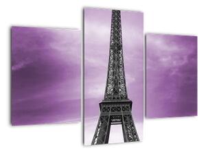 Abstraktný obraz Eiffelovej veže - obraz (Obraz 90x60cm)