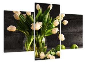 Tulipány vo váze - obraz (Obraz 90x60cm)