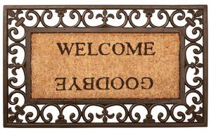 Vonkajšia rohožka Welcome/Goodbye, 75,5x40 cm