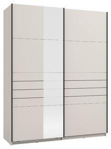 ŠAT. SKRIŇA S POSUV. DVERAMI, kašmírová, 145,5/217,5/60 cm Xora - Skrine