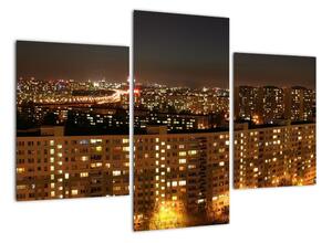 Nočné mesto - obraz (Obraz 90x60cm)