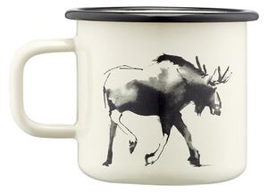 Muurla Hrnček Moose 0,37l, smalt / béžový