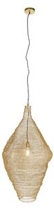 Orientálna závesná lampa zlatá 60 cm - Nidum L