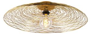 Orientálna stropná lampa zlatá 60 cm - Glan
