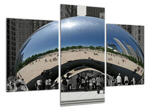 Centrum Chicago - moderný obraz (Obraz 90x60cm)