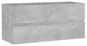 Skrinka pod umývadlo betónovo-sivá 100x38,5x45 cm drevotrieska