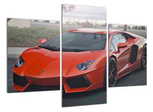 Obraz červeného Lamborghini (Obraz 90x60cm)