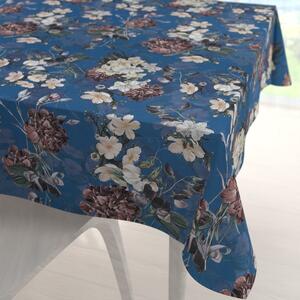 Biante Teflónový štvorcový obrus TF-061 Kvety na modrom 60x60 cm