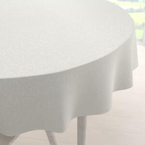 Biante Teflónový okrúhly obrus TF-010 Ornamenty - smotanový Ø 60 cm