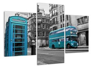 Abstraktný obraz - Londýn (Obraz 90x60cm)