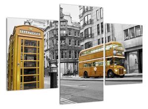 Abstraktný obraz - Londýn (Obraz 90x60cm)