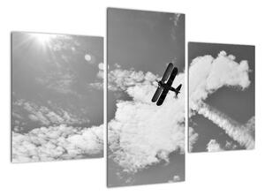 Obraz letiaceho lietadla (Obraz 90x60cm)