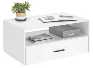 KONFERENČNÝ STOLÍK, biela, kompozitné drevo, 93,2/42,7/60,2 cm Hom`in - Stolíky do obývačky
