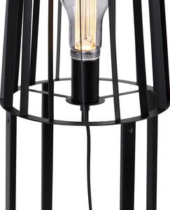Moderná stojaca lampa čierna - Wieza