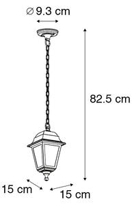 Klasická vonkajšia závesná lampa starožitné zlato IP44 - kapitál