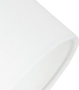 Moderné stropné svietidlo oceľové s bielymi odtieňmi 5-svetlé - Hetta