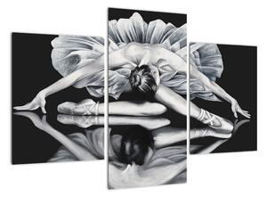 Obraz baleríny (Obraz 90x60cm)