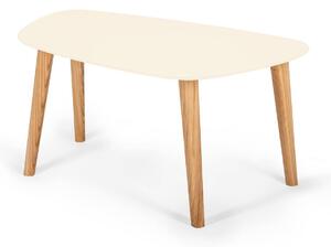 RAGABA Endocarp konferenčný stôl FARBA: kriedová biela/drevo