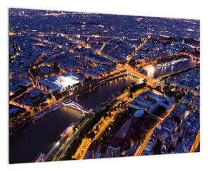 Obraz večerného mesta (Obraz 60x40cm)