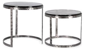 2SET ZAYLA ROUND NICKLE konferenčný stolík