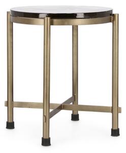 ZAYLA ROUND BRASS konferenčný stolík V50cm