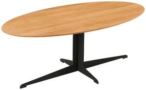 KONFERENČNÝ STOLÍK, prírodná farba, čierna, drevo, kov, 120/60/44,5 cm Livetastic - Stolíky do obývačky, Online Only