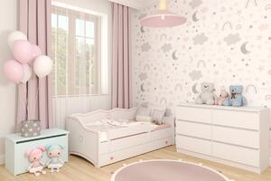 Detská posteľ Lily 80x160 - Biela - Výber farebného prevedenia