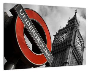 Londýnske metro - obraz (Obraz 60x40cm)