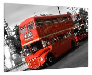 Anglický autobus Double-decker - obraz (Obraz 60x40cm)
