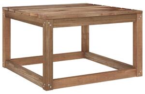 Záhradný stôl z paliet, hnedý 60x60x36,5 cm, borovica