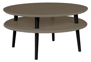RAGABA Ufo konferenčný stôl nízky FARBA: tmavohnedá/čierna